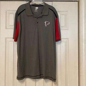 NFL Team Apparel TX3 Cool Falcon Gray Polo Shirt Men’s Size 2XL